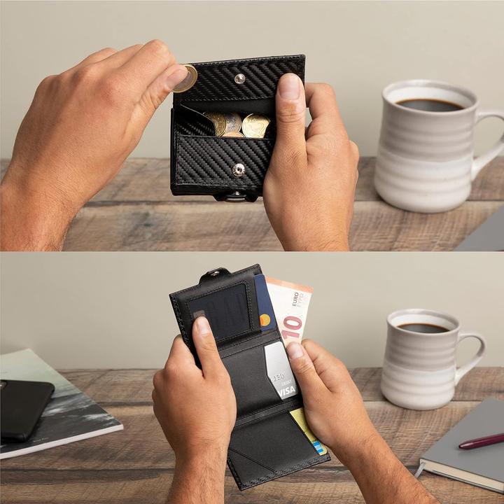 Produktbild Donbolso Slim Wallet mit Münzfach und RFID Schutz