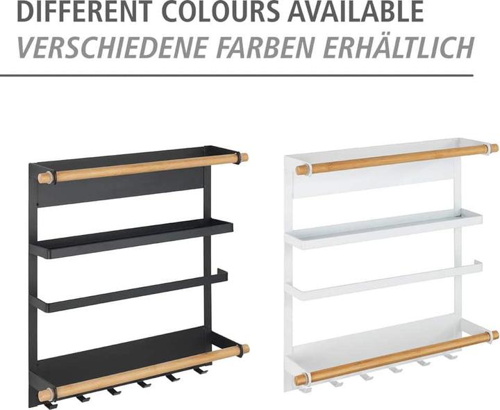 Actual product image Wenko Magnetic kitchen shelf Magna black