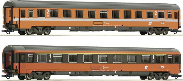 Actual product image Roco 74045 H0 Set of 2: ÖBB EC 60 "Maria Theresia" 1st class type Amz, 2nd class type Bmz (Track H0)