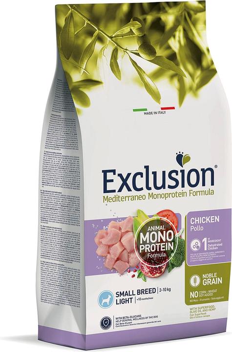 Actual product image Exclusion Light Adult Small Breed Chicken (Adult, 4 pcs., 2000 g)