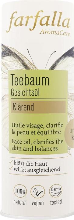 Image du produit Farfalla Klärendes Gesichtsöl Teebaum (15 ml, Huile visage)
