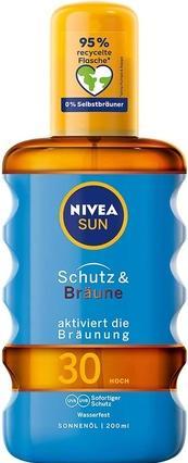 Produktbild NIVEA Sun Protect und Bronze (Sonnenöl, SPF 30, 200 ml)
