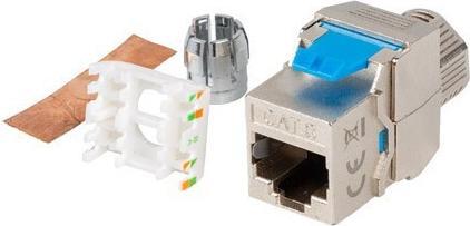 Actual product image Lanberg modu?? keystone gniazdo RJ45 - beznarz??dziowy FTP kat. 8.1