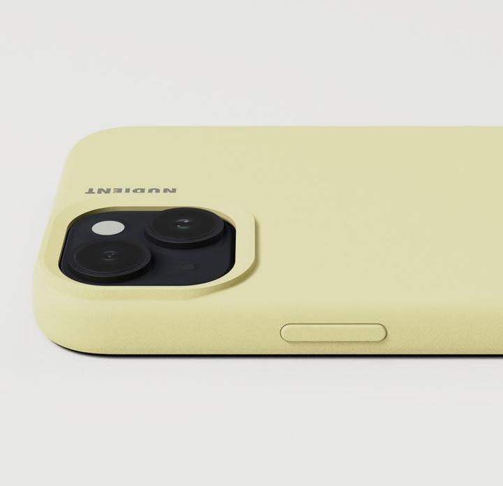 Produktbild Nudient Back Cover Base Case iPhone 15 Plus Pale Yellow (Apple iPhone 15 Plus)