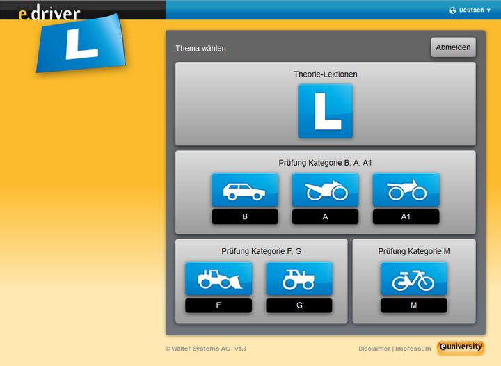 Image du produit eUniversity e.driver Web App Bundle Edition (PC/Mac) (D/F/I) (12 mois)