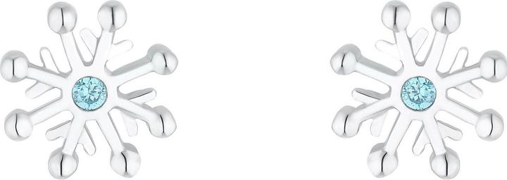 Image du produit Prinzessin Lillifee Boucles d'oreilles pour filles, argent 925 sterling, zircon synth. | flocon de neige (Argent 925)