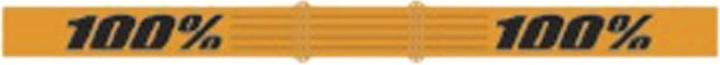 Produktbild 100% STRATA 2 Goggle Neon Orange - Mirror Gold Lens (Orange, Gold)