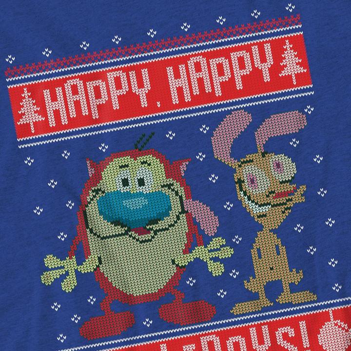 Produktbild Ren & Stimpy Happy Happy Holidays TShirt (S)