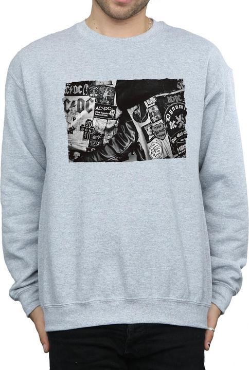 AC/DC Abzeichen und Plakate Kollektion Baumwolle Sweatshirt