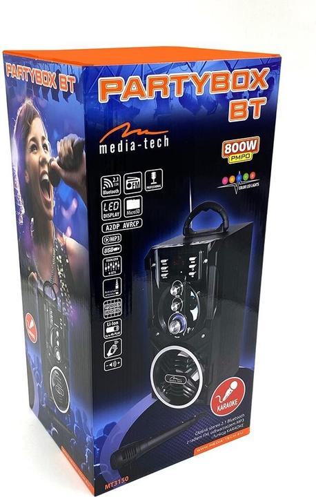 Produktbild Media-Tech PARTYBOX BT MT3150 (4 h, Akkubetrieb)