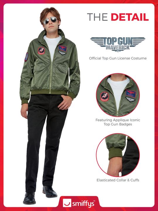 Actual product image Smiffys Top Gun: Maverick (M)