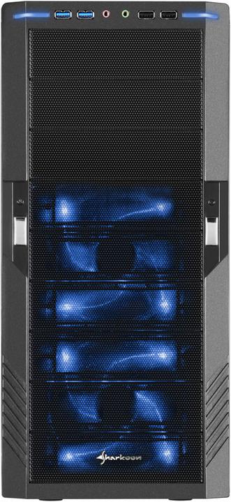 Actual product image Sharkoon T9 Value, Blue Edition (ATX)
