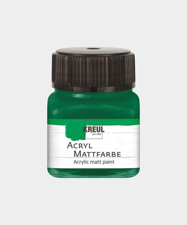 Image du produit Kreul Peinture acrylique mate, 20 ml (Vert, 20 ml)