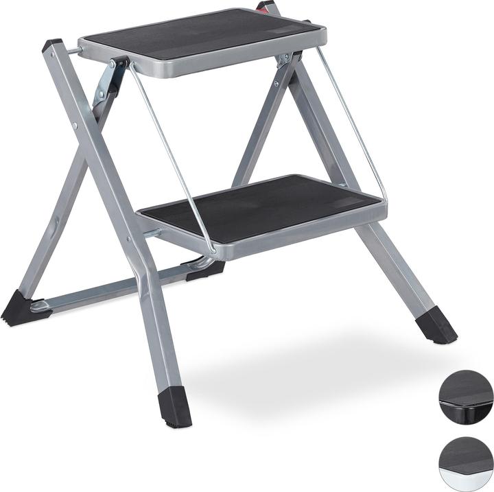 Relaxdays Trittleiter (Trittleiter, 50 cm)