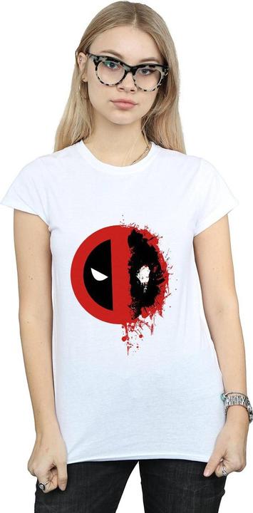 Immagine prodotto Deadpool Split Splat Logo Maglietta Donna (M)