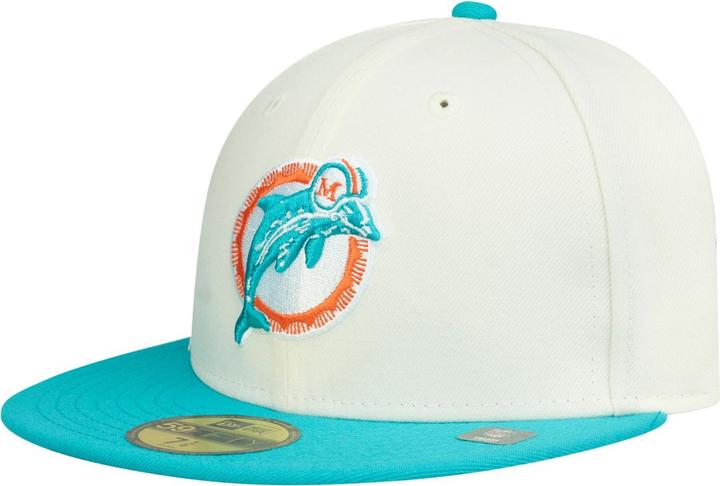 Produktbild New Era 59Fifty Fitted Cap Throwback Miami Dolphins - 8 (8)