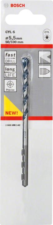 Actual product image Bosch Professional Zubehör Carbide Concrete Twist Drill (5.5 mm)