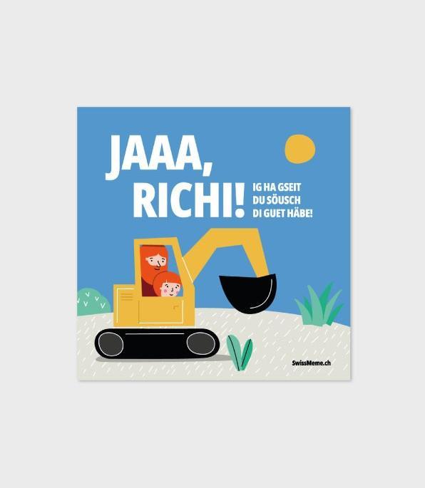 Actual product image SwissMeme JAAA, RICHI! Mini Kinderbuch (Swiss German)