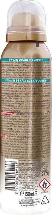 Image du produit Garnier Ambre Solaire (Spray autobronzant, 150 ml)