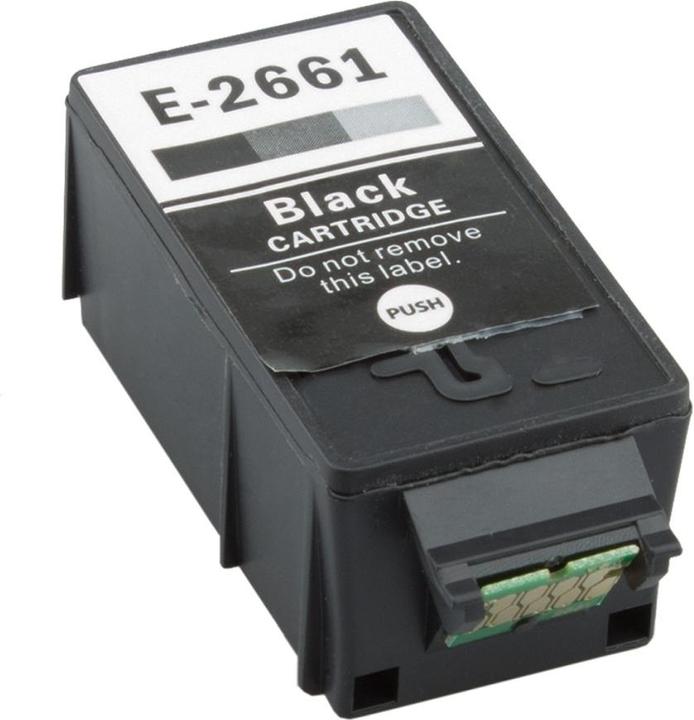 Actual product image Plutoos Epson T266 T2661 Cartridge XXL compatible, Black C 13 T 26614010 (FC)