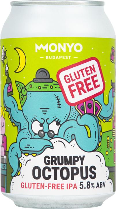 Monyo Grumpy Octopus (12 x 33 cl)