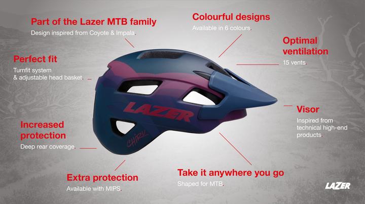 Actual product image Lazer Sport Chiru MIPS (52 - 56 cm)