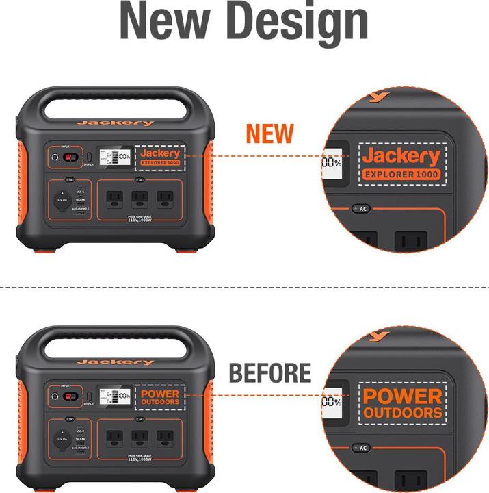 Image du produit Jackery Explorer 1000 (1002 Wh, 10 kg)