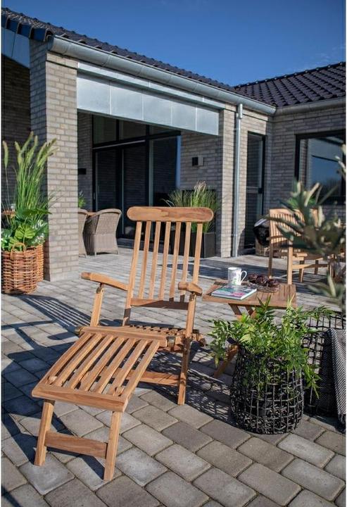 Image du produit House Nordic Chaise de pont en teck Arrecife Teck (150 cm)