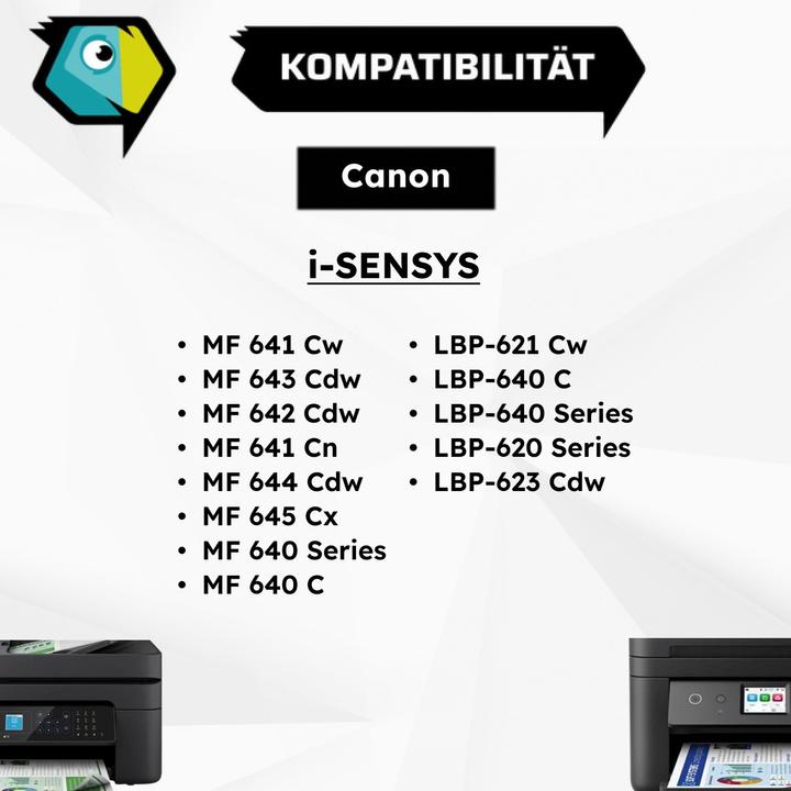 Immagine prodotto Inkadoo Toner compatibile con il toner Canon 3025C002 / 054H, giallo Giallo (Y)