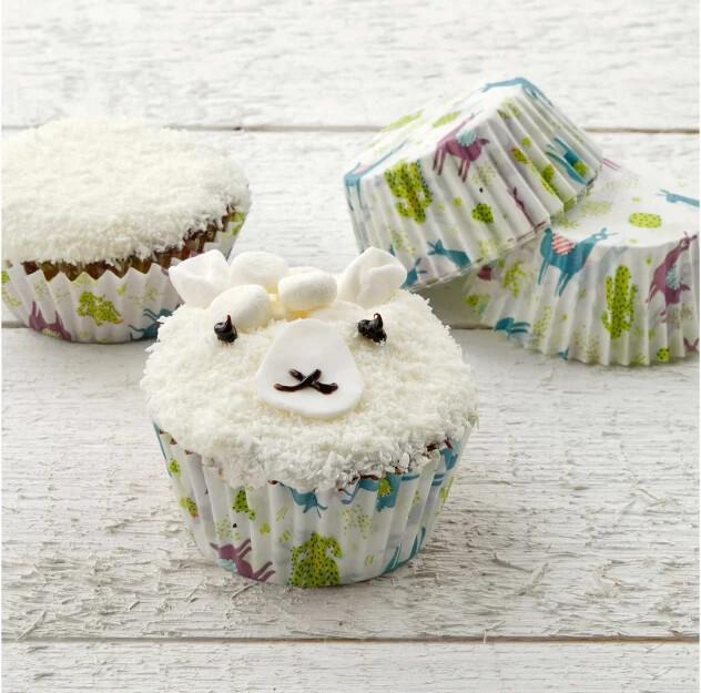 Actual product image Zenker Muffin baking tin llama and cactus 50 pieces (5 cm)