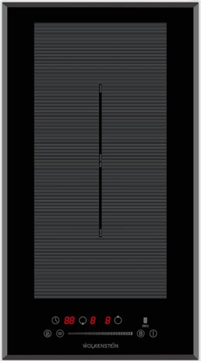 Actual product image PKM IF2 G induction hob 2 cooking zones glass ceramic self-sufficient timer