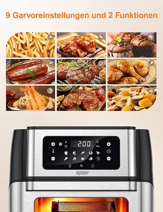 Actual product image Innsky Hot Air Deep Fryer