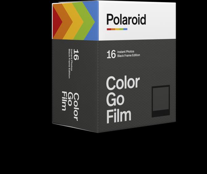 Actual product image Polaroid Color Film Go Black Frame Edition Double Pack (Polaroid Go)