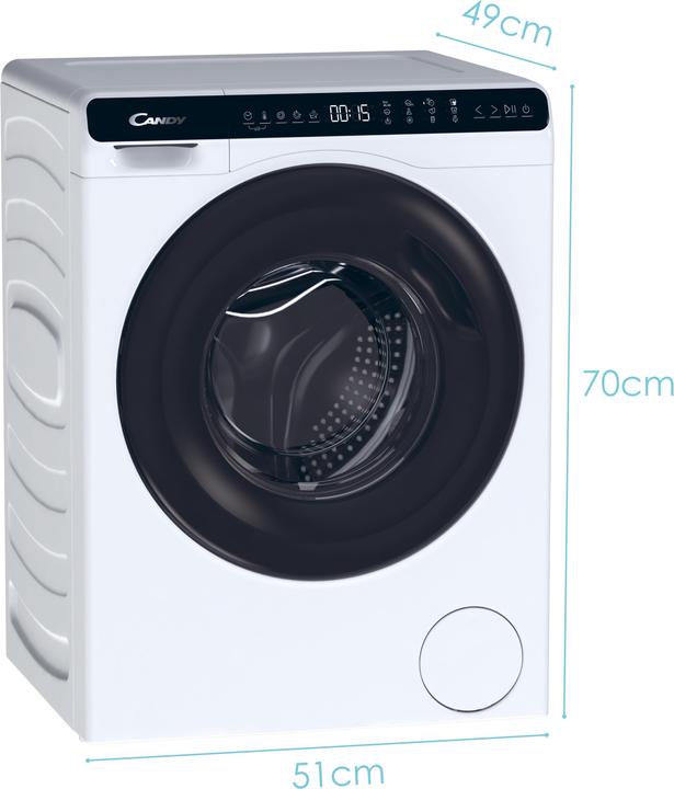 Produktbild Candy Pralka CW50-BP12307-S (5 kg, Links, EU-Stecker)