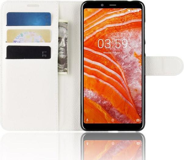 Produktbild MU Classic Litchi Leder Bookcover Series (Nokia 3.1 Plus)