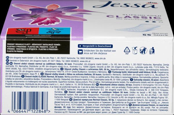 Produktbild dm Jessa Slipeinlagen Classic (55 x, Slipeinlagen)