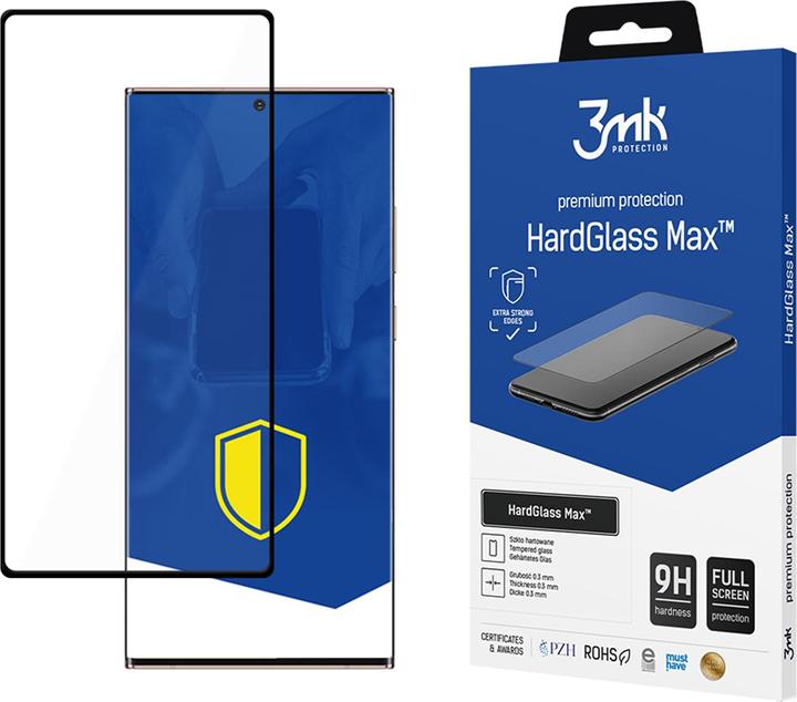 Produktbild 3MK Hardglass Max Bildschirmschutz (1 Stück, Samsung Galaxy Note 20 Ultra)