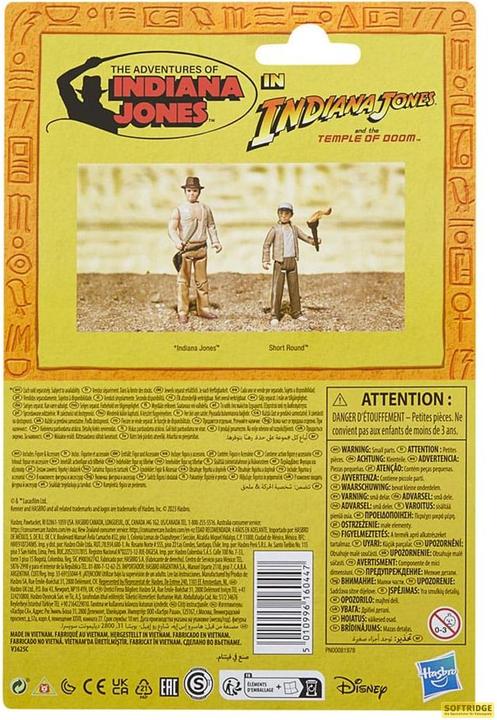 Produktbild Hasbro Indiana Jones Retro Collection figurine Short Round (Temple maudit) 10 cm