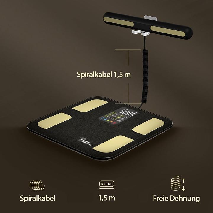Immagine prodotto Newgen medicals Ganzkörperanalyse-Waage mit Handsensoren und App (180 kg)