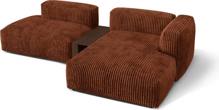 Image du produit Micadoni Canapé D'Angle Droit Modulaire, "Martina", 2 Places, 285x176x75 Fabriqué en Europe (Canapé d'angle)