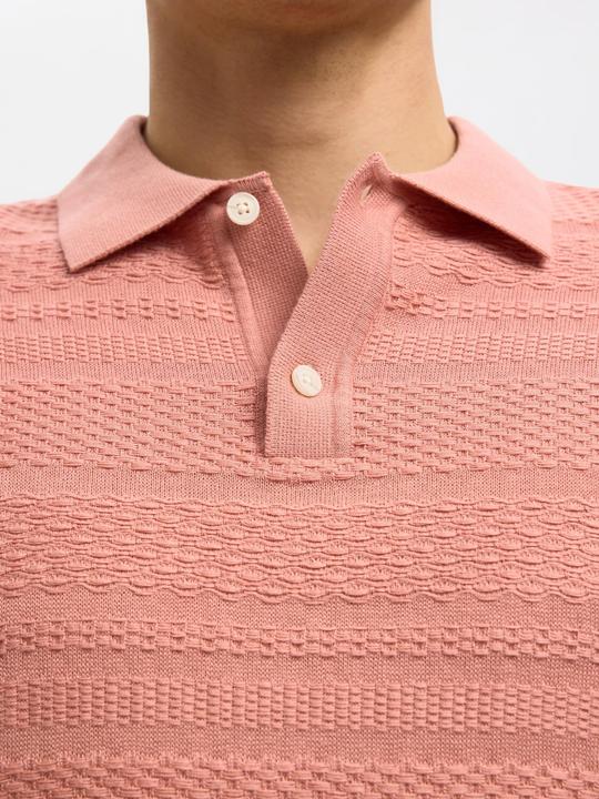 Produktbild Selected Homme Textured Polohemd aus Strick (M)