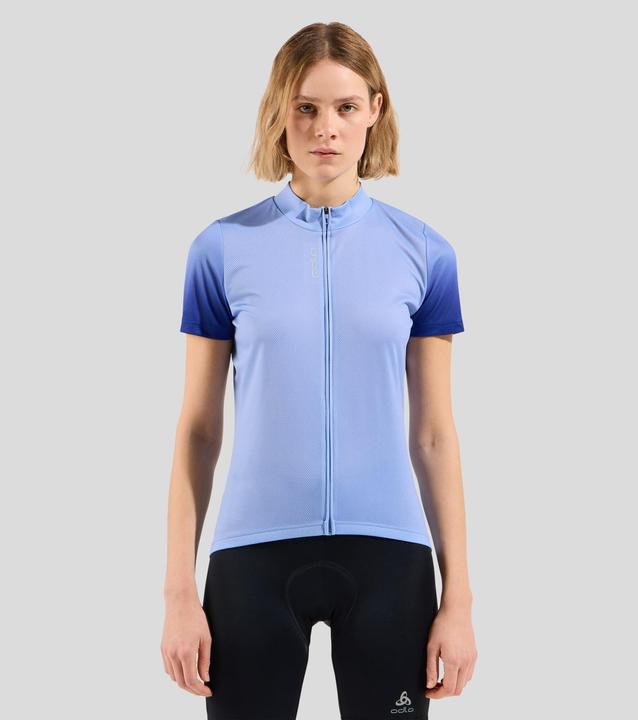 Produktbild Odlo T-shirt s/u collar s/s full zip ESSENTIAL PRINT (L)