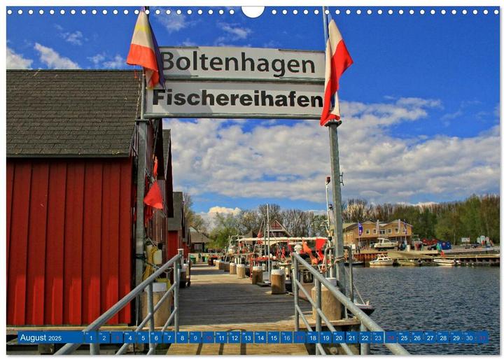 Actual product image Boltenhagen - Sonne, Sand und Ferien an der Ostsee (Wandkalender 2025 DIN A3 quer), Monatsk (A3, German)