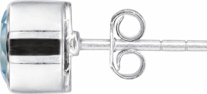 Produktbild Loberon Ohrringe Lilianne silber/blau (Ohrring: 925er Sterlingsilber, Verzierung: Topas-Edelstein)