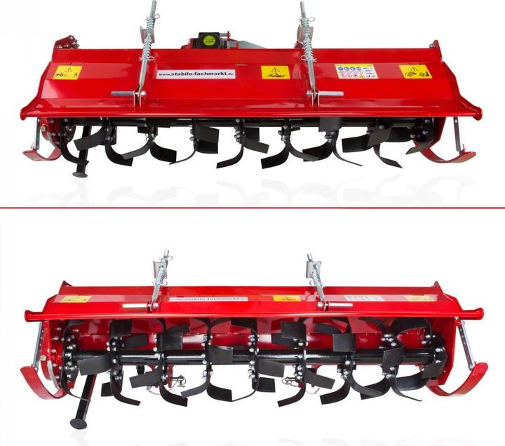 Produktbild Dema Traktor Schlepper Kleintraktor Bodenfräse Heckfräse Erdfräse Fräse 180 cm breit