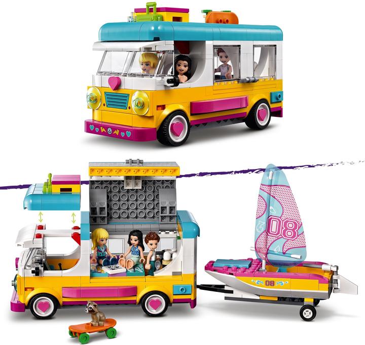 Actual product image LEGO Friends 41681 Forest camper and sailboat (41681, LEGO Friends)
