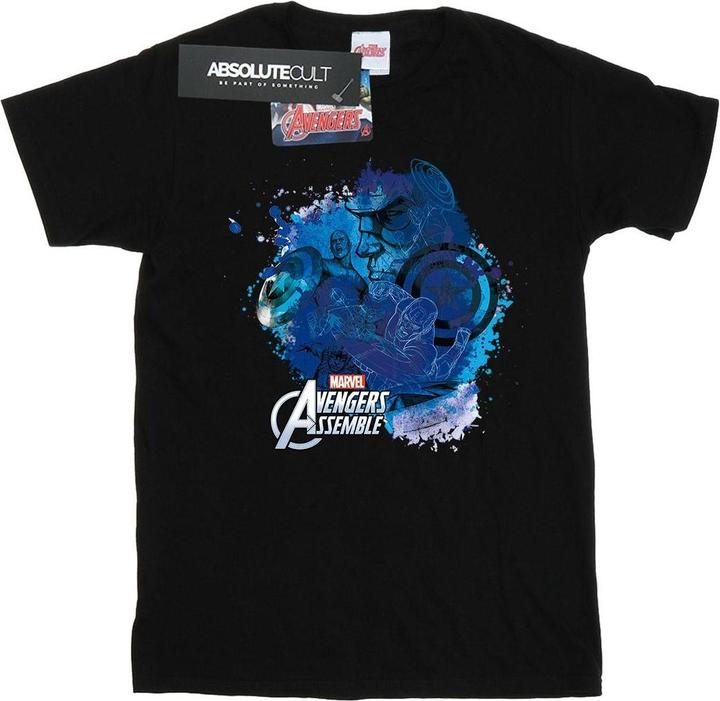 Image du produit Mens Captain America Montage T-Shirt (XL)