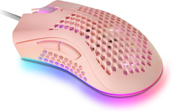 Actual product image Mars Gaming Souris Filaire Gamer Mmex RGB (Rose) (Cable)