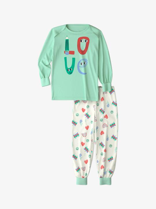Actual product image Calida Toddlers Doodle" pyjamas lime green (116)