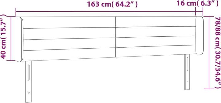 Immagine prodotto VidaXL Kayla (163 x 16 x 88 cm)